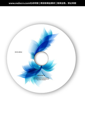 ��ɫ����dvd���̷���ģ��	 PSD