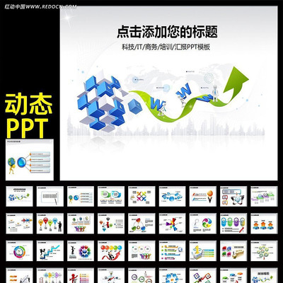 电子商务科技培训汇报动态PPT ppt