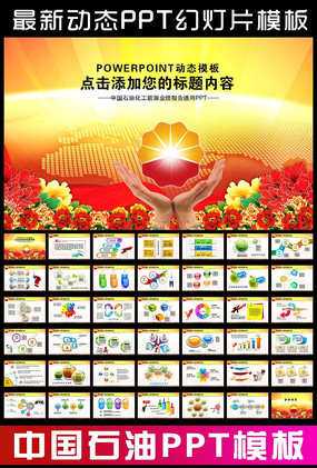 �й�ʯ�����ﻯ����չ�滮��̬PPT ppt