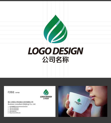 ˮ����ҶLOGO��־ AI