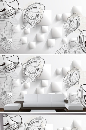 �ֻ�������3D���ӱ���ǽ PSD