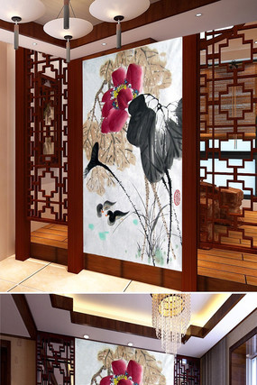 ����ɽˮ�����������ͼ PSD