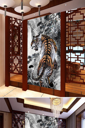 �й������ϻ���ɽ��������ͼ PSD