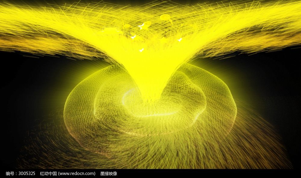 大气金色粒子演绎国徽视频素材