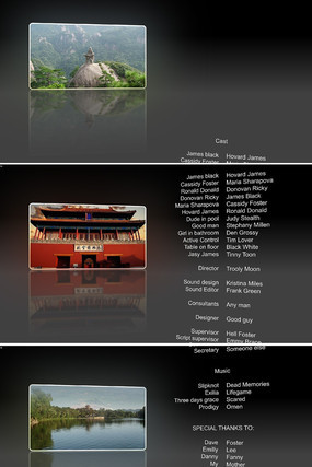 ������ʽ�ĵ�ӰƬβ��Ļչʾaeģ�� aep