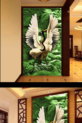 ������񸡵�˫��ɽˮ�羰�ڻ�����ͼ TIF