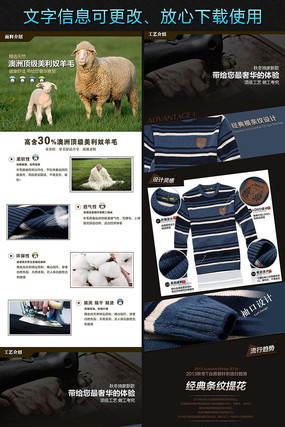 ��װ����ҳϸ������ͼģ�� PSD