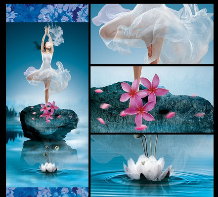 �໨ˮ������Ļ����� PSD