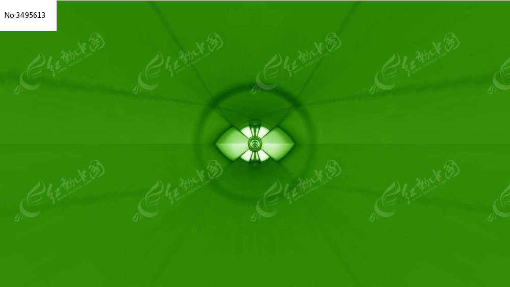 绿色线条相交圆圈放射线视频背景