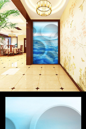 3D����Բ�κ�������ɫ�������ظ��ϱ���ǽ PSD