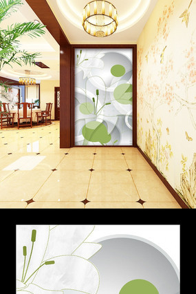 ��Լ���ƻ��䵭���������ظ��ϱ���ǽͼƬ PSD