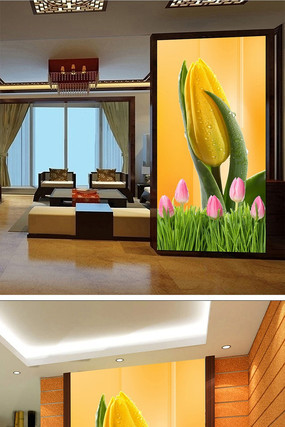 ��ɫ���������ر���ǽ������ PSD