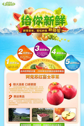 �Ա�ˮ��������ҳװ��ģ�� PSD