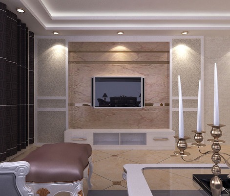 ���ӹ񱳾�ǽ3Dģ��