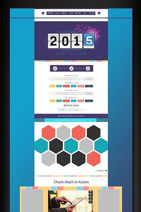 �Ա�ʱ��2015���Ա���ҳģ�� PSD