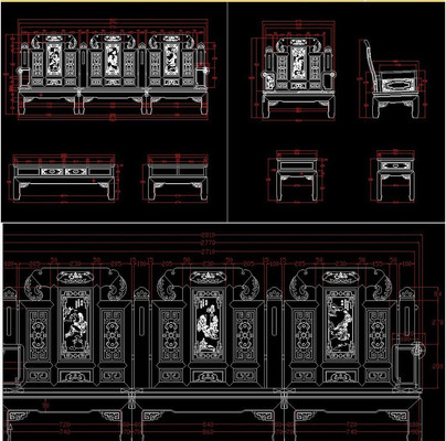 ���׽��Դ��ɭ�Ҿ�ɳ��CAD����ͼֽ dwg