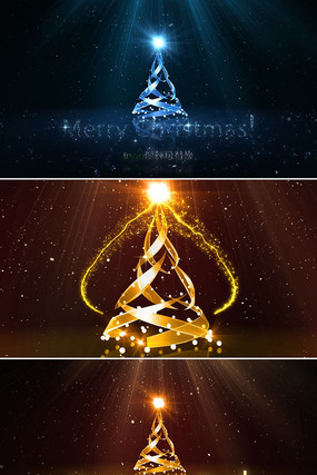 2015����ʥ����Ѥ�����ӹ���ƬͷAEģ�� aep