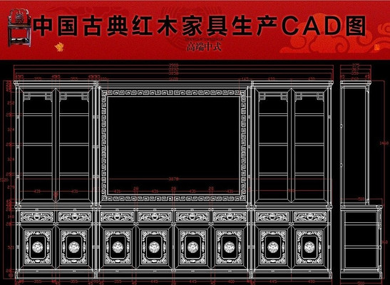 ���߷緶����ľ�Ҿ�����CADͼ dwg