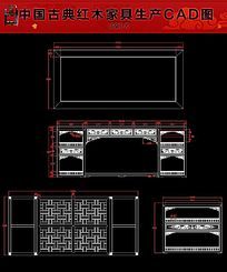 д��̨��ľ�Ҿ�����CADͼ