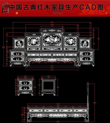 ���װ��ɴ󴲺�ľ�Ҿ�����CADͼ dwg