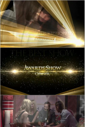 ���Ӱ佱�����װAEģ�� aep