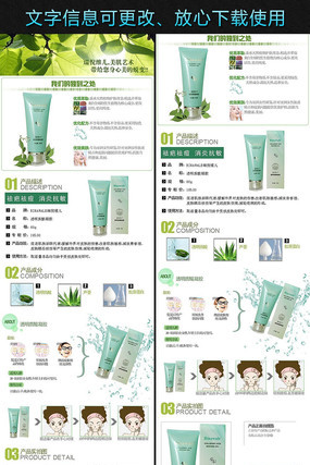 �Ա���ױƷ����ҳϸ��PSD�ز�ģ�� PSD