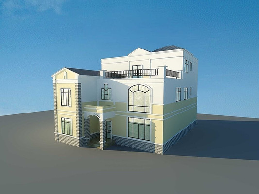 ŷʽ����3Dģ�ͺ�Ч��ͼ max