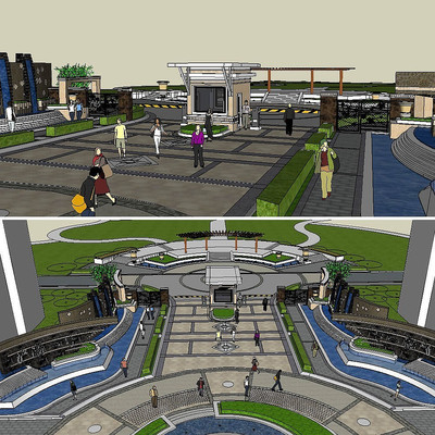 ��ס��������ھ���sketchup��������ģ�� ����