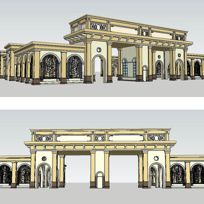 ŷʽС��������ڲ�ͼ��ʦsketchup��������ģ�� ����