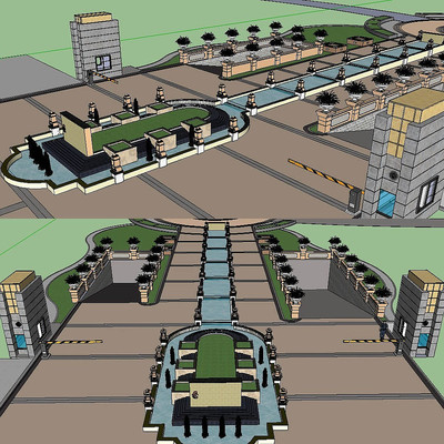 ŷʽС����ڲ�ͼ��ʦsketchup��������ģ�� ����