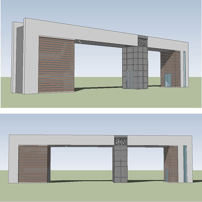 �ִ���ʽ��ڴ��Ų�ͼ��ʦsketchup��������ģ�� ����