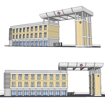 ҽԺ���Ų�ͼ��ʦsketchup��������ģ�� ����