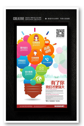 ��ҵ��Ӣְλ������Ƹ���� PSD