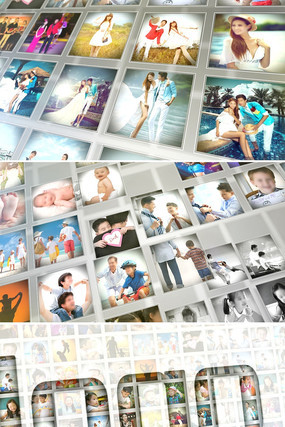 AE��Ƭǽ���logo����Ƭͷģ�� aep