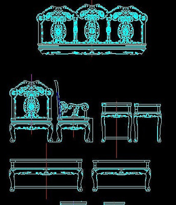 ��ʽɳ���ż���CAD����ͼ dwg