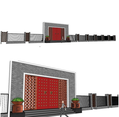 ��ʽ�ŵ�Χǽ����SUģ�� ����