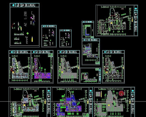 ����ʽ�����ռ�cad���ͼֽ dwg