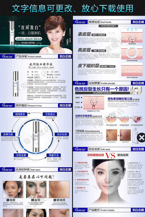 �Ա���ױƷ����ϸ������ģ�� PSD