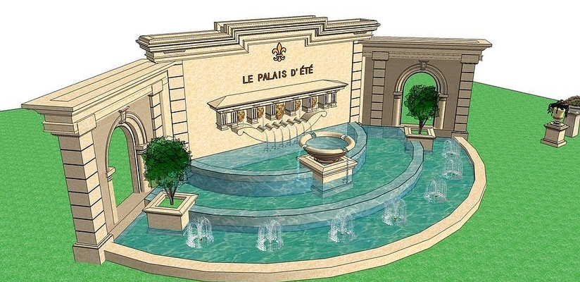 ŷʽ��ˮ��СƷ��ǽSUģ�� skp