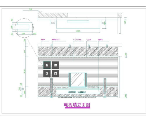 ���ӱ���ǽ����ͼCAD dwg
