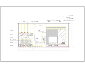 ���ӱ���ǽ����ͼCADͼֽ dwg