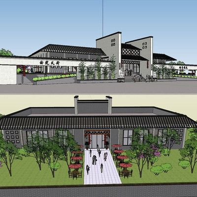 ��ʽ�Ƶ꽨����ͼ��ʦSUģ�� skp