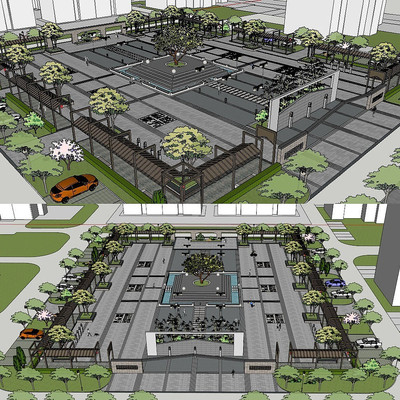 ��ʽ��ס�㳡��ͼ��ʦSUģ�� skp