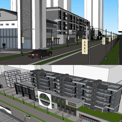 ��ʽ��ҵ�ֲ�ͼ��ʦ����ģ�� skp