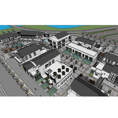 ��ʽ��ҵ���β�ͼ��ʦģ�� skp