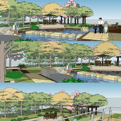 ͥԺ�������۲�ͼ��ʦSUģ�� skp