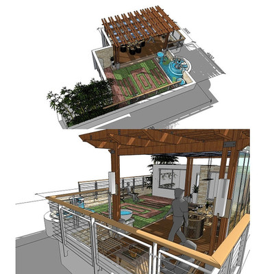 �ִ�ͥԺ���۽������ܲ�ͼ��ʦģ�� skp