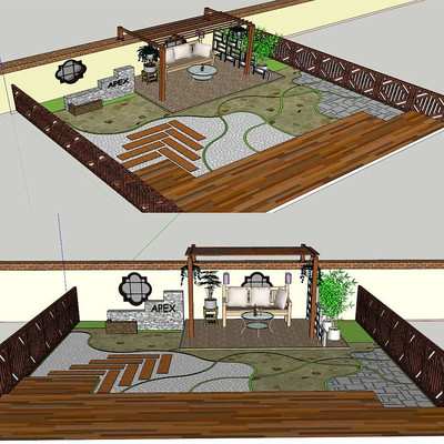 ��ʽͥԺ���۲�ͼ��ʦSUģ�� skp