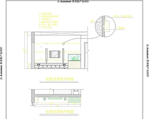 ���ӱ���ǽCAD����ͼ dwg
