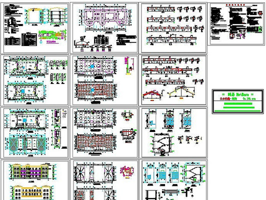 ���¥��ʩ��CADͼֽ dwg